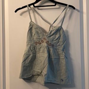 Abercrombie Kids Girls XL Denim Tank